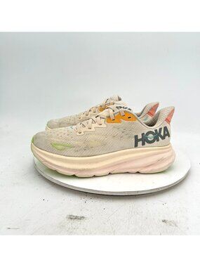 Hoka One One Clifton 9 Women Size 6.5B 1127896 VLS Vanilla Astral Running Shoes